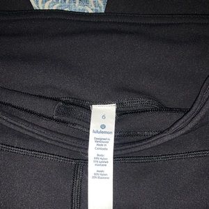 NWOT Lululemon Speed Up Crop (21") Black